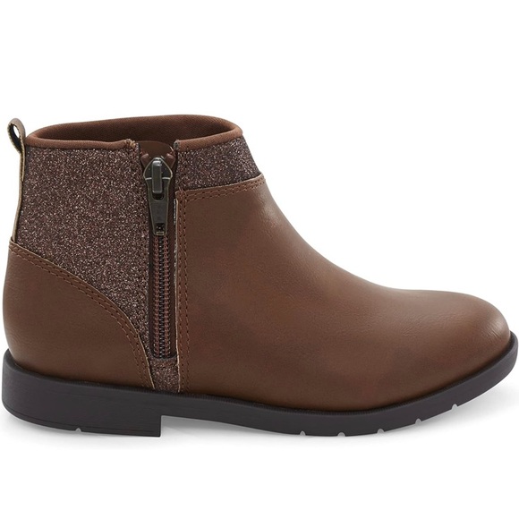 Stride Rite Lucy Boot 7.5T toddler girl in Mauve/Brown - Picture 1 of 14